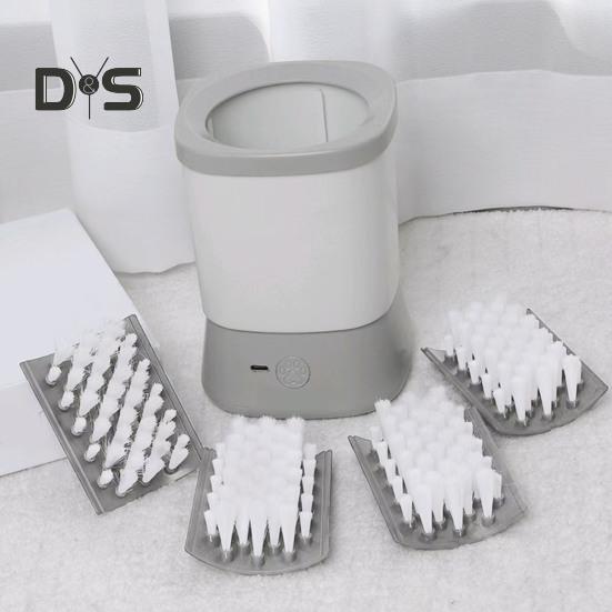 Automatic Dog Paw Cleaner USB Rechargeable Dog Paw Washing Cup Silicone Muddy Foot Cleaning Machine for Small Medium Large Cats Dogs