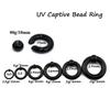 1Pair Acrylic BCR Big Large Size Giant Captive Bead Ring Ear Tunnel Plug Expander Guauge Male Nose Ring Piercing Body Jewelry
