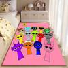 Colorful Cartoon Characters Carpet Suitable As a Non-slip Mat for the Living Room or Bedroom Sofa