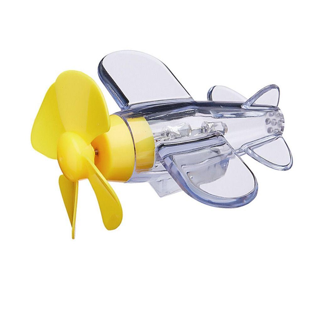 Warning Effect Mini Airplane LED Light Wind Energy Small Aircraft Decoration  Bike Gadgets