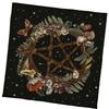 Star Plant Pattern Tarots Tablecloth Divinations Card Table Cloth Tapestry Astrology Witchcrafts Deck Cloth Decoration