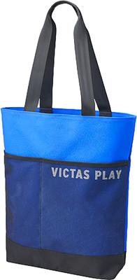 VICTAS Table Tennis Tote Bag Mesh Pocket Tote Blue 682502