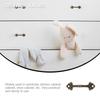 1Set Delicate Drawer Pull Handles Premium Zinc Alloy Pulling Handles for Cabinets Closets Wardrobes Kitchen Cabinets Decorative