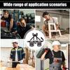 Suspender Tool Belt Heavy Duty Construction Tool Belt with Pouches Work Belt Tool Organizer Carpenter Tool Belt
