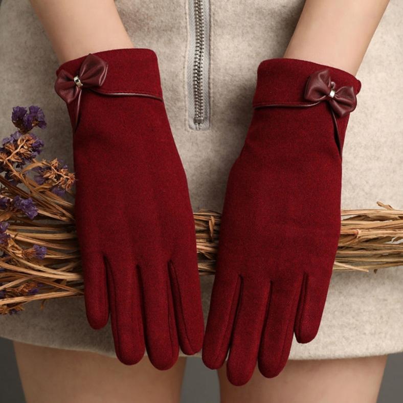 Winter Gloves Warm Touch Screen Riding Windproof Internal Plush Warm Catch Velvet Gloves Fashion Women Outdoor Gloves
