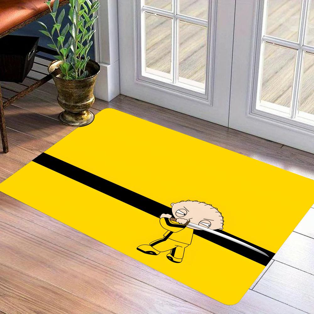 Family Guy Floor Mat Flannel Door Mat Non-Slip Bedroom Living Room Home Decor 40x60cm