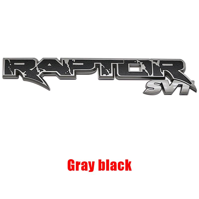 FMCL1 RAPTOR Emblem Sticker ABS 3D Car Sticker Plastic Logo Badge For Ford Fusion Focus Mk2 Fiesta Mk3 Mondeo Mk4 Ranger Kuga Mk7 Max