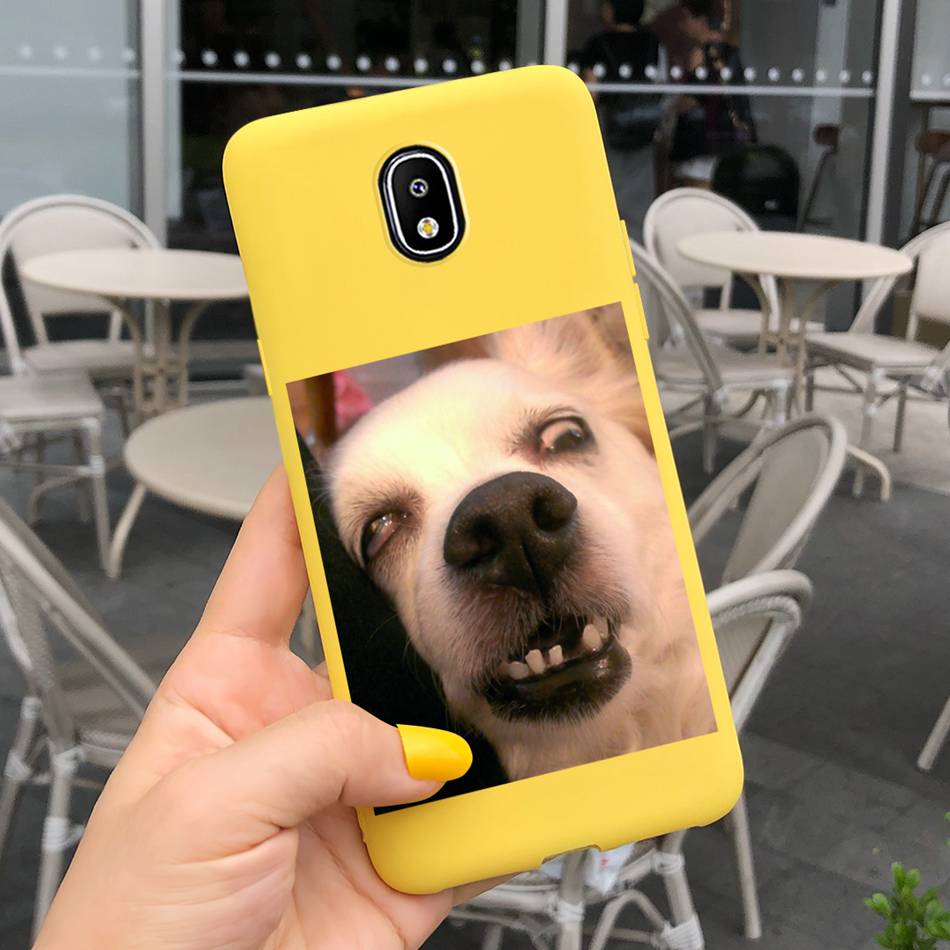 Candy Color Silicone Phone Case For Samsung Galaxy J3 J5 J7 2017 Case J330 J530 J730 Soft TPU Cover For Samsung J3 J5 J7 2017