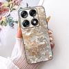 For Motorola Signature 2026 Case Popular Flower Marble Painted Cover Soft Silicone Black Phone Shell For Moto X70 Air Pro Fundas