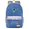 Lilo Stitch Backpack In Pink Or Blue Perfect For School Or Travel Made From High-quality Oxford Cloth