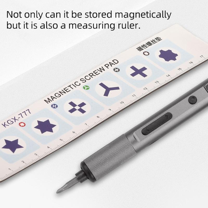 Magnetic Repair Pad 1.2mm Thickness Mat for Efficient Electronics Maintenance Secure Screw Storage Measurement Tool