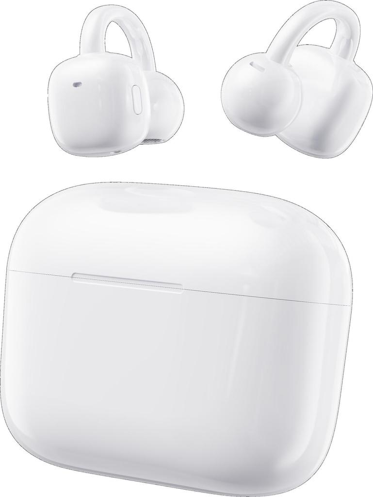 AI Bluetooth Ear-Clip Headset with In-Ear Translation and Bone Conduction