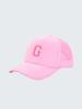 1pc Kid's 26 Alphabet Baseball Cap, Fashion Versatile Casual Sun Hat,Pink Mesh Breathable Trucker Cap, Suitable For Girls