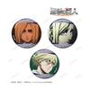 Attack on Titan Anime Scene Photo Glitter Can Badge 3-Piece Set