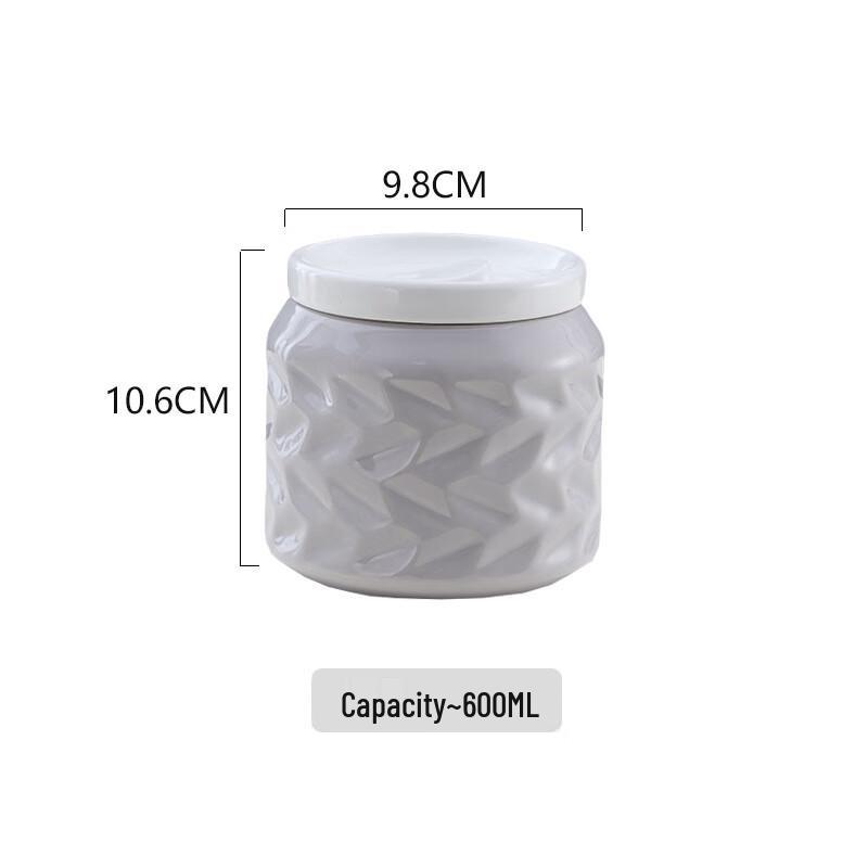 ZISIZ Ceramic Sealed Food Storage Jar
