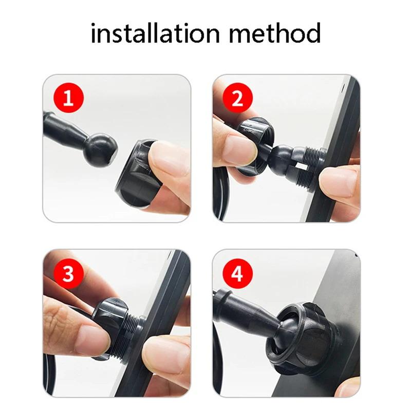 Heavy Duty Phone Tablet Tripod Mount Large Adjustable Clip Anti-drop Fixed Base for Live Streaming Content Creation Home Use