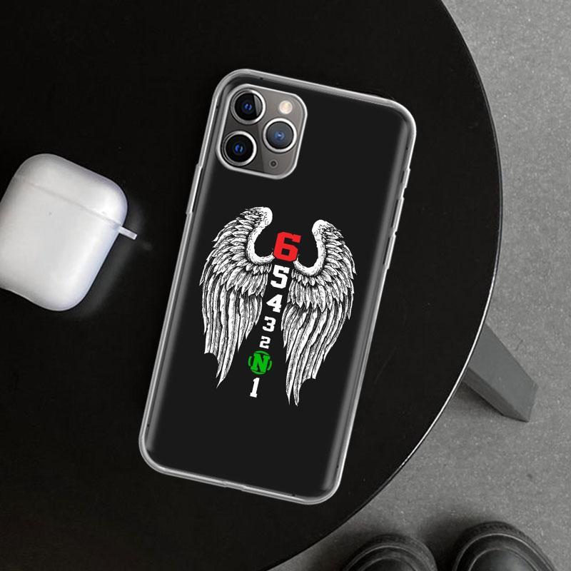 1N23456 Cool Motorcycle Phone Case Cover for iPhone 18 11 12 13 Mini 14 15 Plus 16 Pro Max 17 Air 7 8 + SE Art Customized Fundas 11