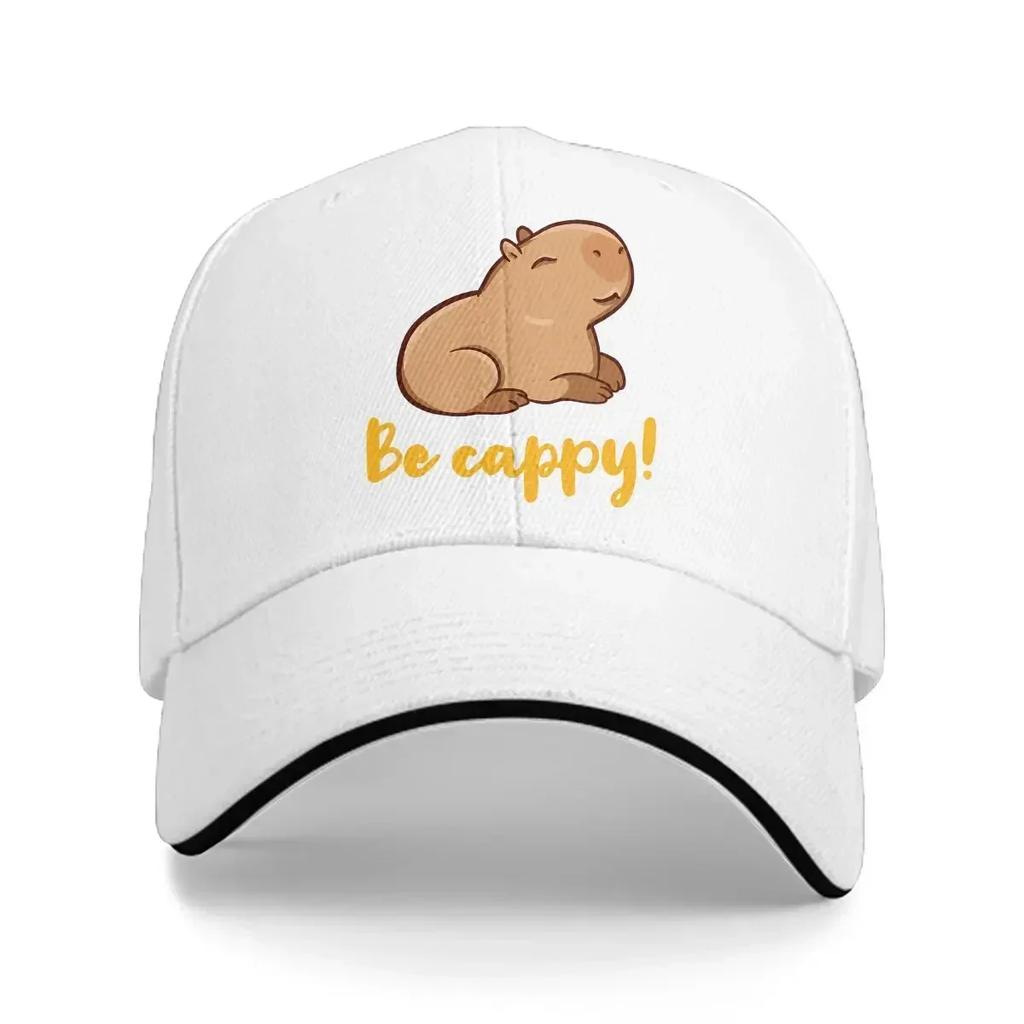 Be Cappy Baseball Caps Peaked Cap Capybara Animal Sun Shade Hats for Men Women