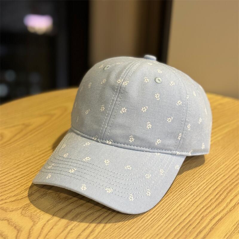 Floral Casual Versatile Baseball Cap Women's Four-season Outdoor Sports Cap Sunshade Sunscreen Hat Trend