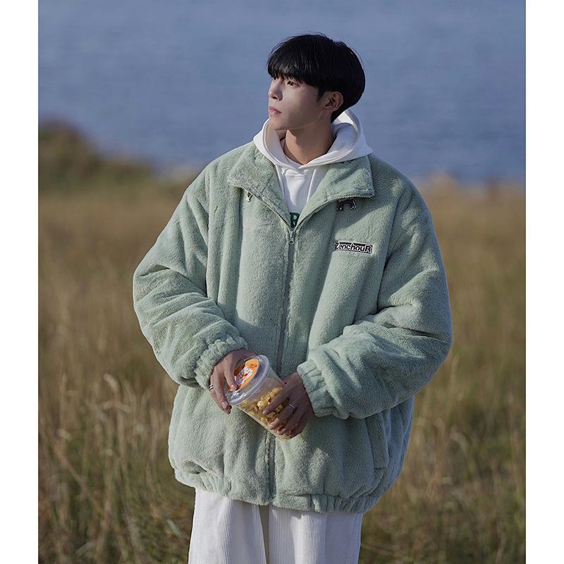 Осенне-зимнее новое мужское модное и универсальное утепленное хлопковое пальто — фото 3