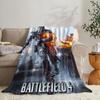 B-battlefield 6 Weiche Flanelldecke Sommerdecke Leichte Gemütliche Nickerchen-Decke für Sofa Bett Reise