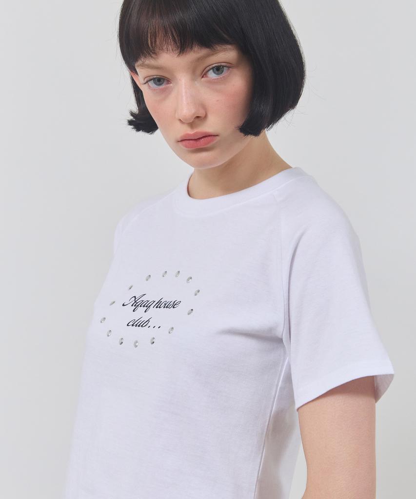 Eikyueikyuhauseukeulleob Circle House Raglan T-Shirt [White]