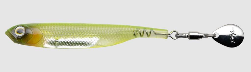 Fish Arrow Soft Lure Flash J Spin 3 Inch 3 Piece per pack 05 (8888)