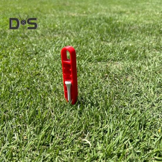 Golf Tee Elevator 3D Printed Golf Tee Height Gauge Portable Tee Height Adjuster Precise Placement At 20-70mm Gift for Golfers