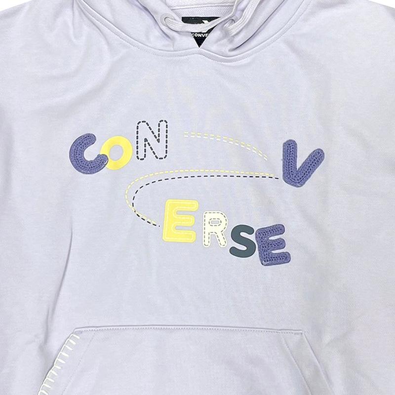 New Converse Sweatshirts Women's Light Lavender 10025515-A02