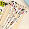 12Pcs Creative Puppy Tongue Pull Out Refill Unzip Pen Cute Wan Xingren Styling Neutral Pen Back To School Season
