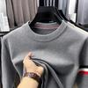 Men's Thickened Knitwear: Casual Round Neck Sweater for Autumn/Winter - Warm, Versatile Layer