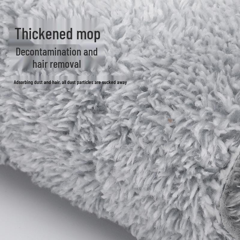 Large Hands-Free Wet & Dry Flat Mop with Squeegee