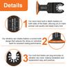 50 PCS Oscillating Saw Blades for Wood Hard Material Metal Multi Tool Blades Kit Oscillating Tool Blade for Bosch Dremel Fein