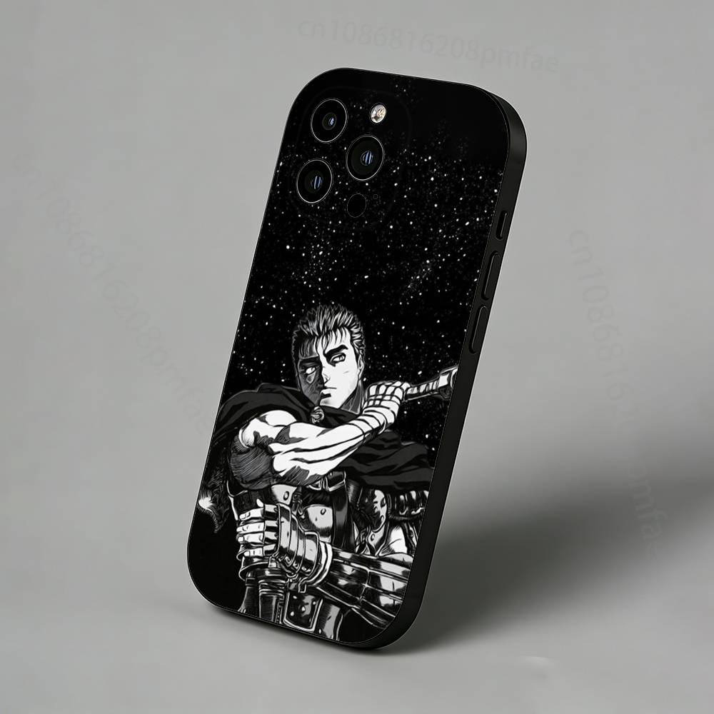 

ЯПОНСКОЕ АНИМЕ B-Berserk Крутой Чехол Для Телефона Для iPhone 16,15,14,13,12,11 Pro,Max,Plus,X,XS,XR,SE,Mini Прозрачный Силиконовый Мягкий iPhone12PROMAX