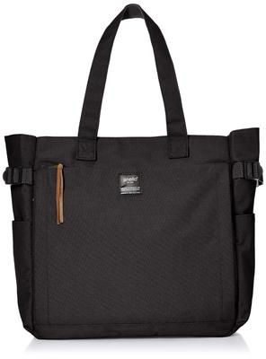 Bolsa Tote Preta com 10 Bolsos, POST, AT-C3132,