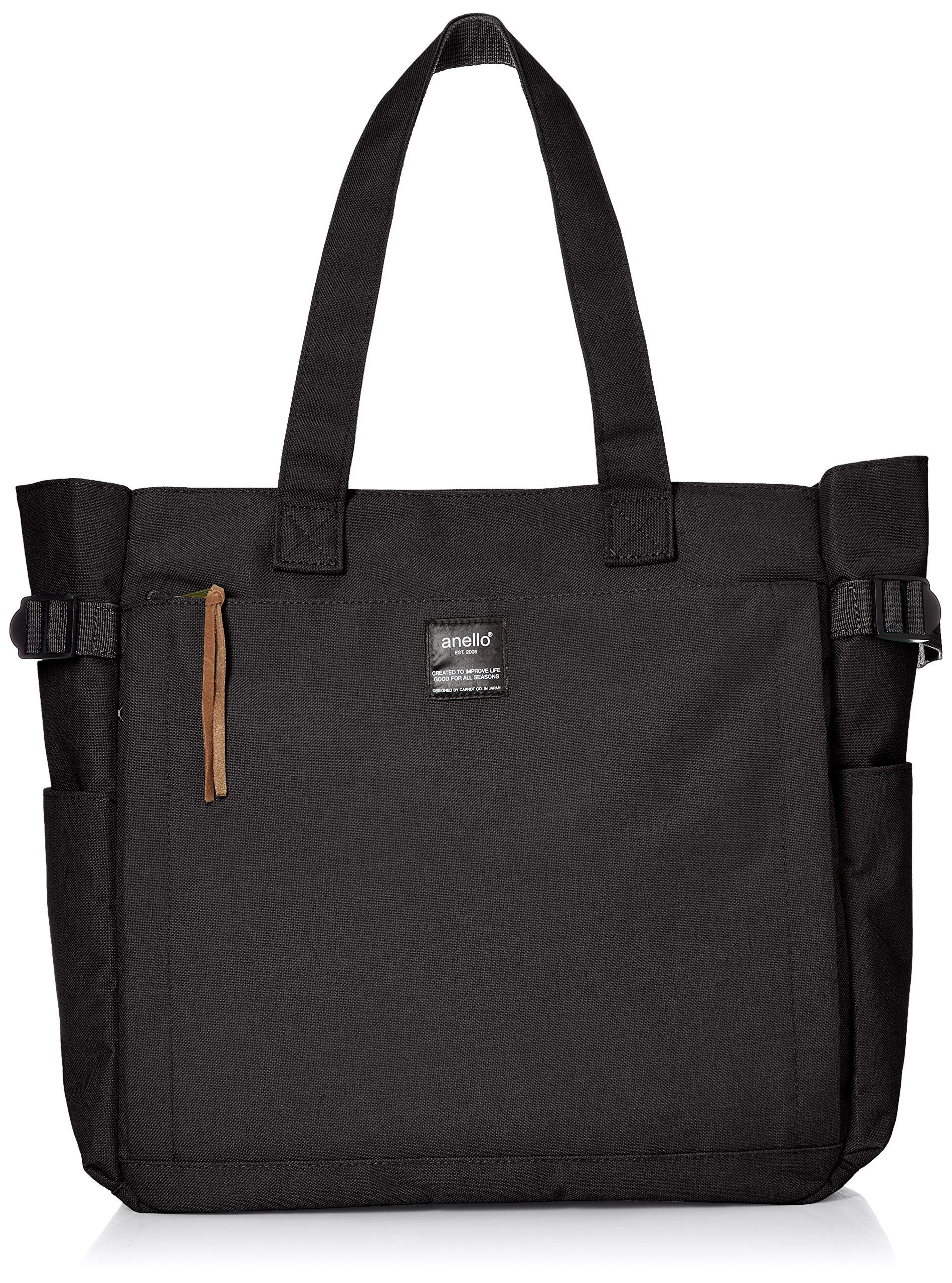 

tote bag POST Black [Anello] 10-pocket AT-C3132 чорний