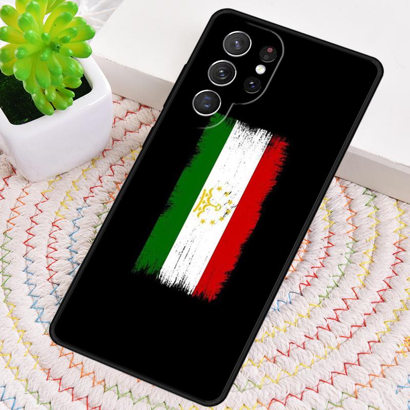Tajikistan Flag TPU Phone Case For Samsung Galaxy Note 10 Pro S26 S25 S24 S23 S22 Ultra Plus S21 FE S20 Shockproof Cover