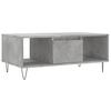 Coffee Table, Concrete Grey, 90x50x36.5 Cm