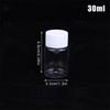 15-500Ml Transparent Plastic Bottle Wide Mouth Medicine Bottle With Screw Lid Seal Vials Liquid Reagent Container Food Grade