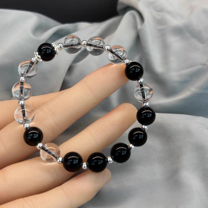 

Simple Design Crystal Bracelet Women s Light Luxury Beaded Hand Jewelry