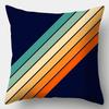 Rainbow Geometric Color Splicing Pillowcase 45x45cm Polyester Sofa Chair cushion cover Modern room home decor
