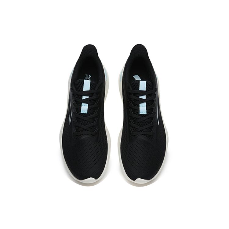 New Anta DuCi1 Cushioned Anti Slip Wear Resistant Breathable Lightweight Low Top Running Shoes Women's Black Blue 122235521-1