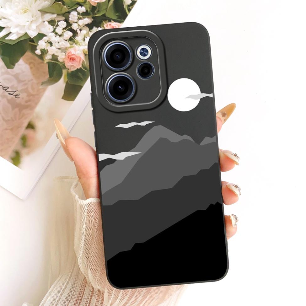 For Oppo CPH2801 Phone Case For Oppo Reno 15F Casing Silicone Luxury Fashion Flowers Kawaii Cute Painted Cover For Oppo Reno15 F
