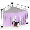 Soft Hamster Hanging Bed Breathable Hideaway Toy Cozy Hamster Hideout Tent  for Guinea Pig
