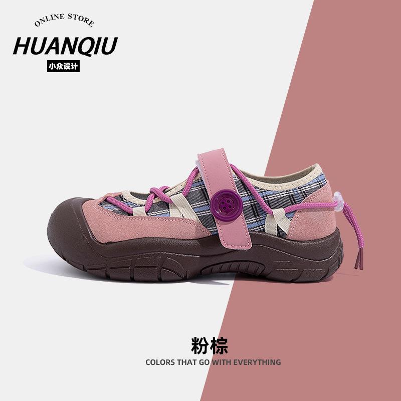 Global ZHQ5365 Velcro dad shoes women's summer Internet celebrity ugly cute shoes niche design casual sports women's shoes