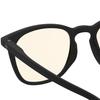 [IZIPIZI] IZIPIZI Sunglasses, Light Color #E Model, Men's & Women's, Wellington Style, Matte Black Frame, Light Brown Lenses