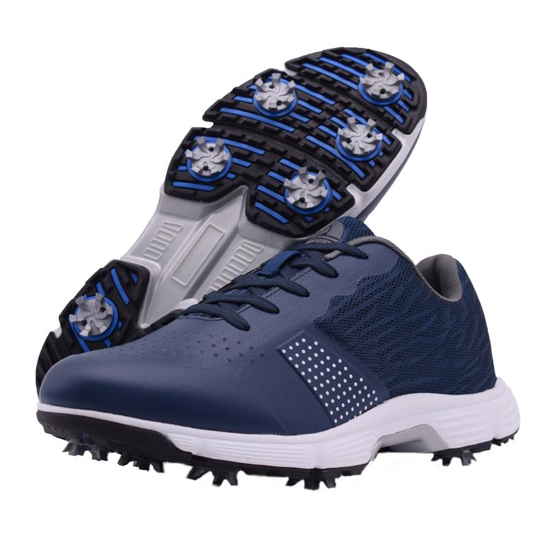Professional Men's Golf Shoes Breathable Comfortable Mesh Upper Sports Sneakers for Golfing And General Training