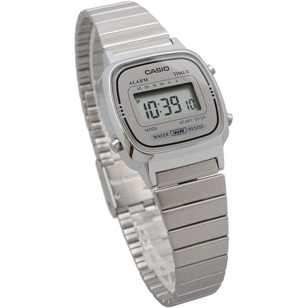 [CaSio] CaSio Women S Digital New deSign La670wa 7 Silver X Gray overSeaS Model [parallel Imported Product] Silver X Gray La670wa 7
