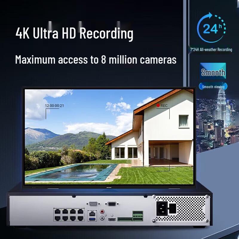 HIKVISION DS-7916N-R4 16-Channel 4-Bay Network Video Recorder CN plug (adapter included)