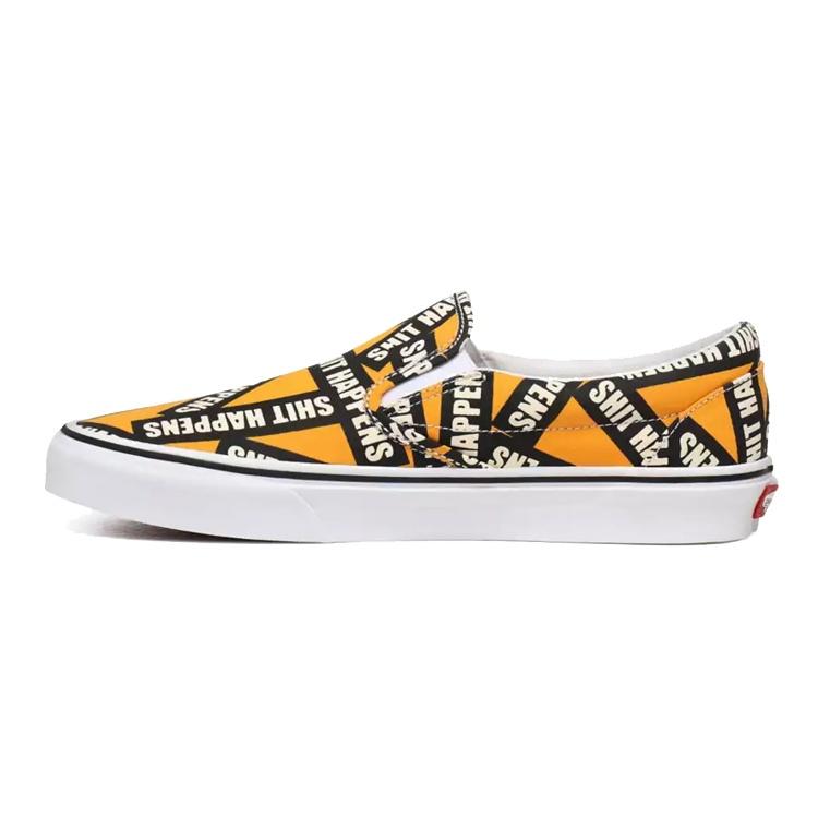 Vans Shit Happens Classic Slip-On Orange Men s VN0A4U38WTX EU 35